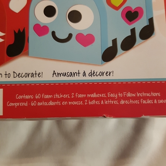 Craft foam mailbox kit makes 2 - Picture 4 of 4